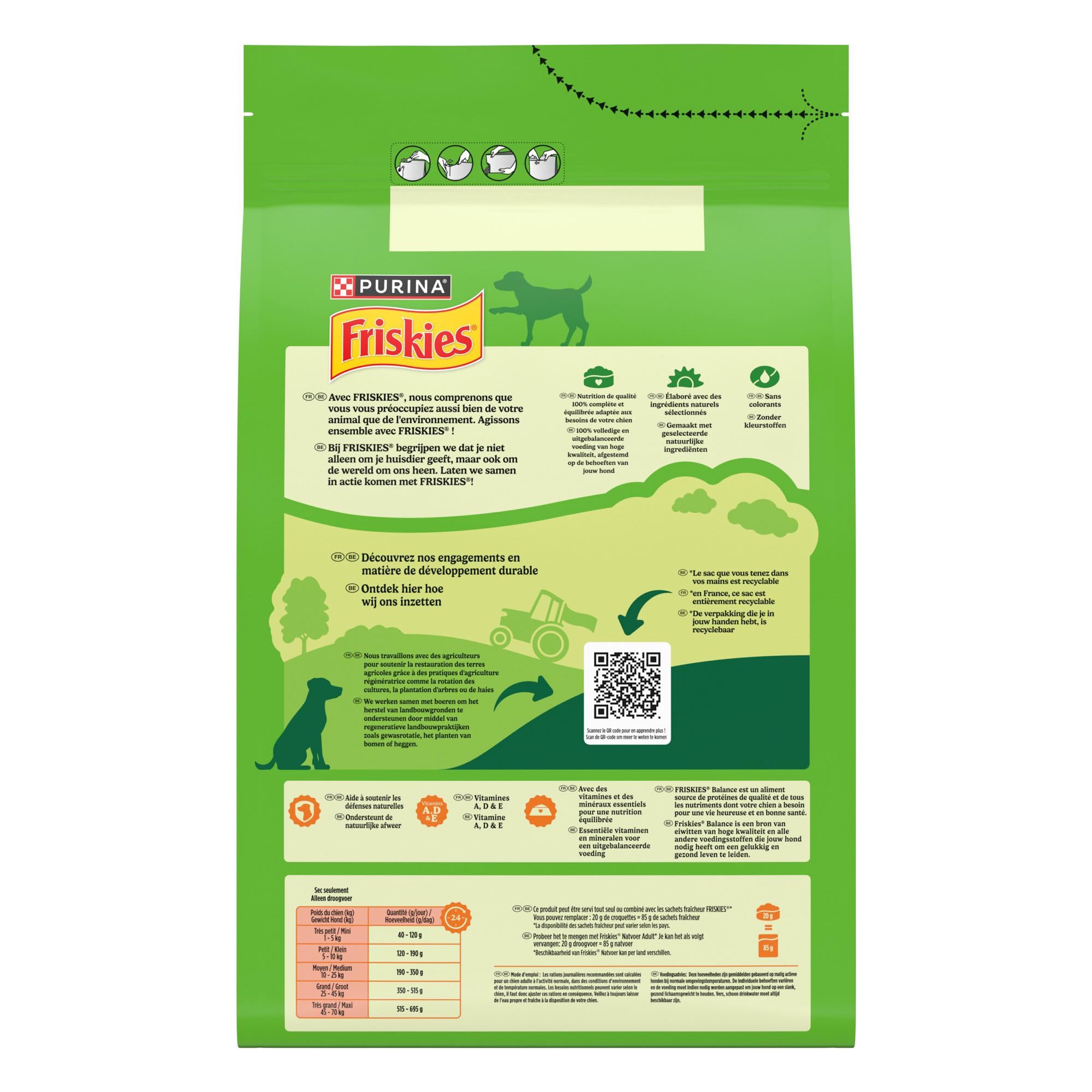 FRISKIES Karma dla psa Waga Kurczak Warzywa 3KG