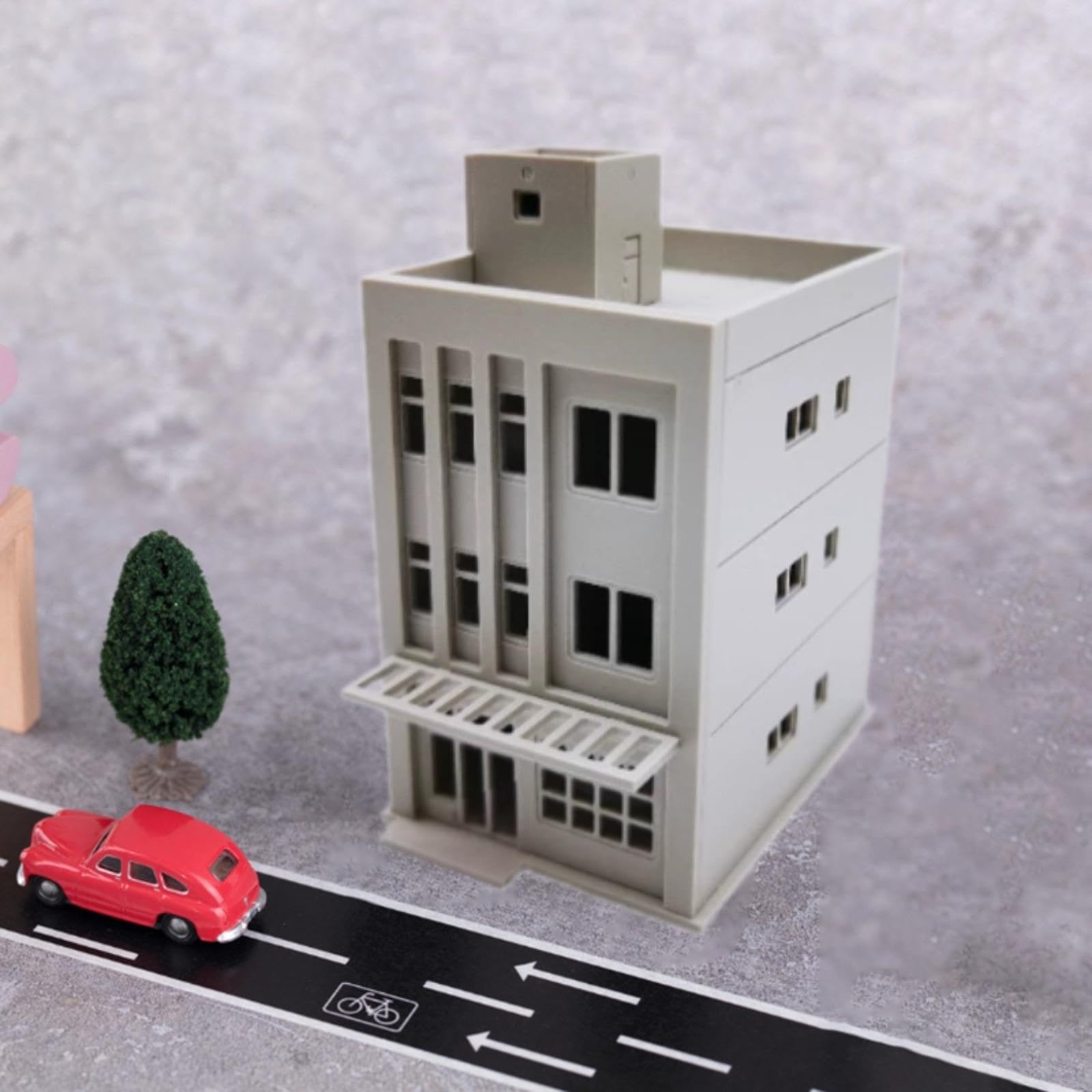 Maquette De Maison Japonaise 1/87 – Kit DIY Pour Diorama Ferroviaire, Parfaite Pour Vos Décors Miniatures