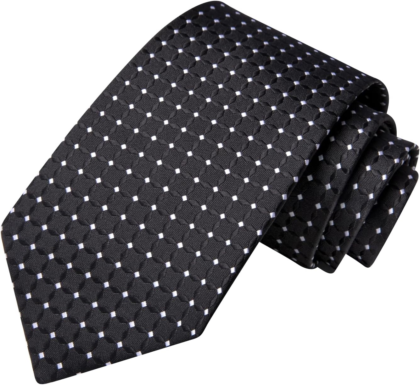 Hi-Tie Mens Paisley Floral Striped Ties Set Silk Necktie and Lapel Pin for Men Pocket Square Cufflinks Set Business Wedding - Image 4