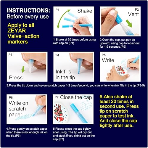 Miniatura 6 de ZEYAR Rotulador de pintura cromada líquida, marcador de espejo plateado para cualquier superficie, efectos de pantalla espejada de alto brillo,