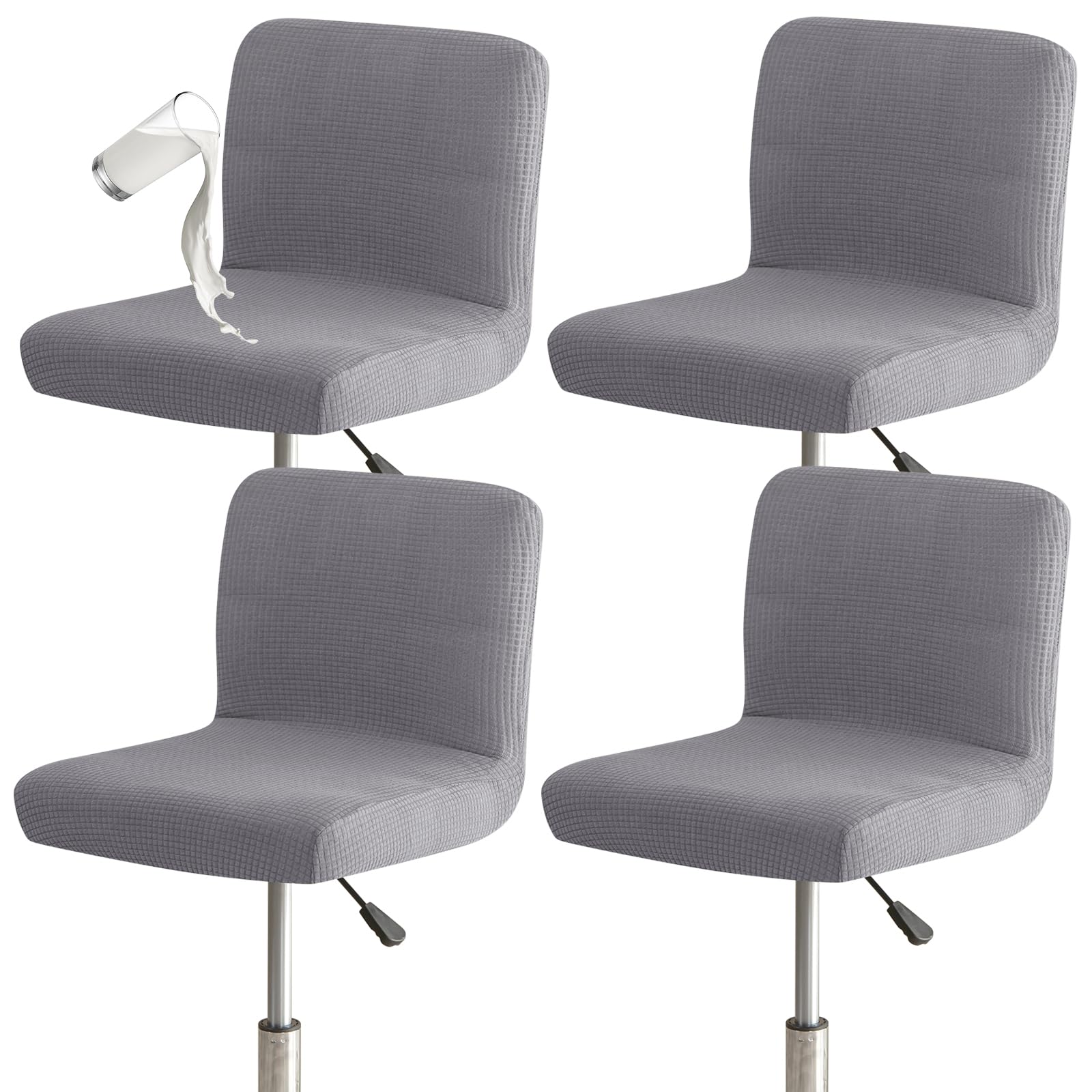 Chair Covers Bar Stool Cover 4pc Bar Chair Cover Swivel Bar Stool Slipcover