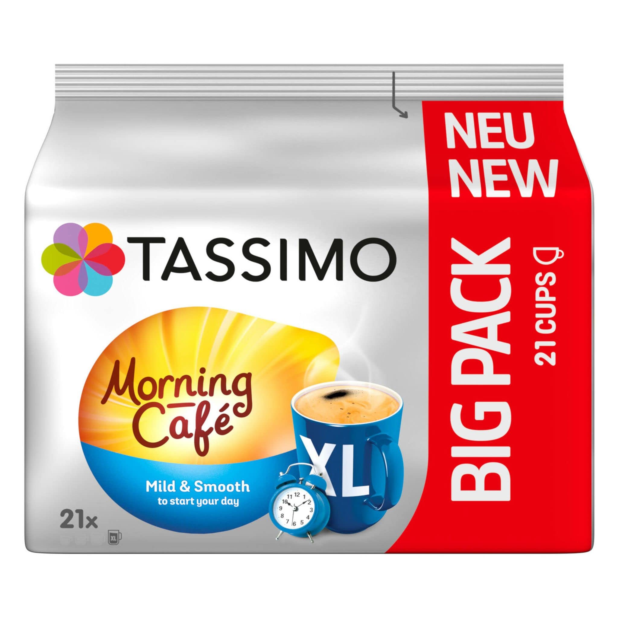 Tassimo Morning Café Kawa w Kapsułkach Łagodny I Gładki 105 kapsułek