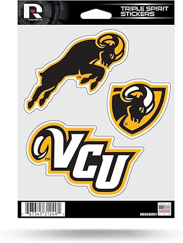 Miniatura 20 de Rico Industries NCAA - Lámina de adhesivos triple diseño de Alabama