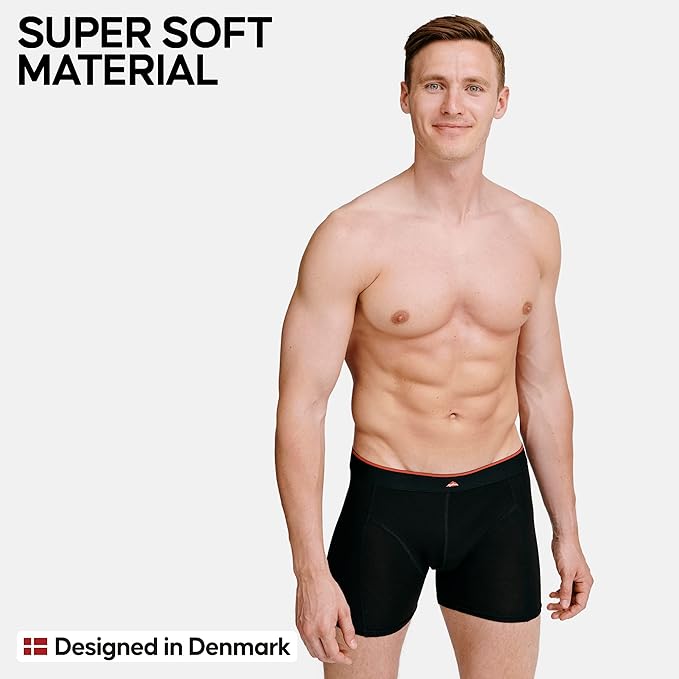 Men's Clothing Mens Long Underwear Bamboo Boxer Briefs Breathable Soft
