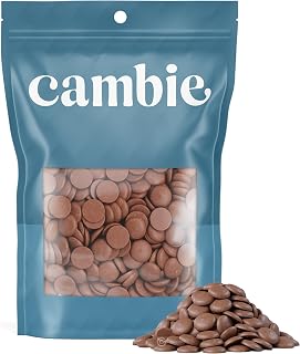 Cambie Milk Chocolate Melting Wafers 2 lbs - Premium Candy Melts for Dipping Strawberries, Baking, Cake Pops & Desserts
