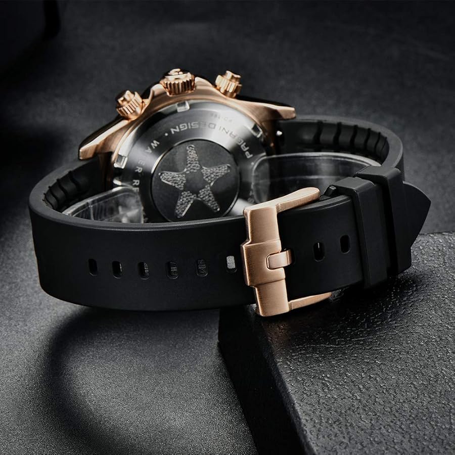 限定ブラックモデル クロノ デイトナ オマージュ パガーニデザイン Amazon | Pagani Design デイトナ オマージュ メンズクォーツ