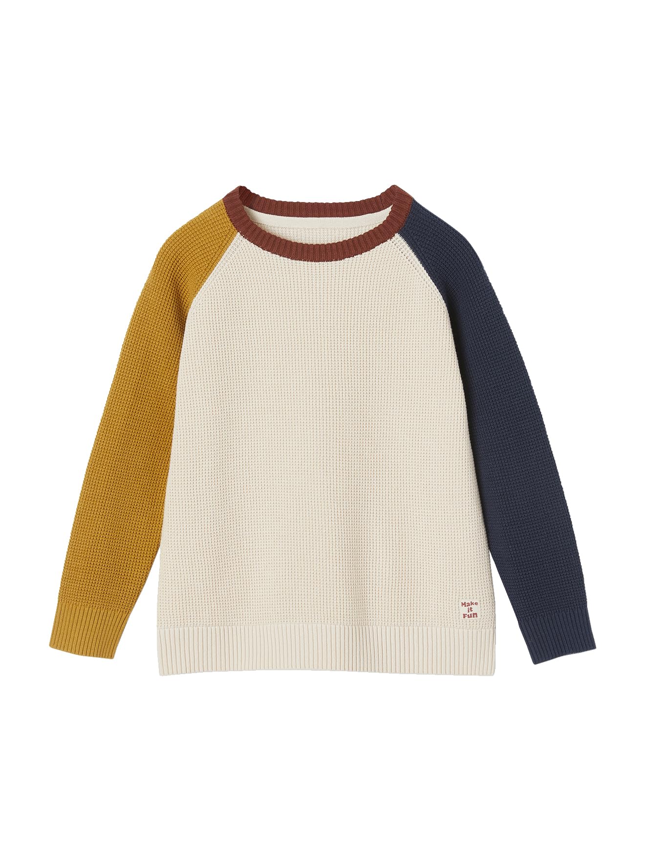 VERTBAUDET Pull Colorblock Pop garçon Pop Vintage écru 3A