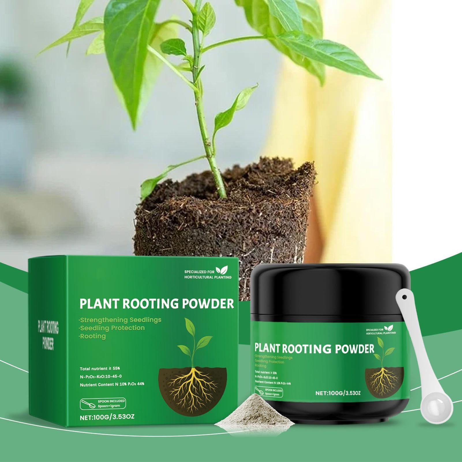 Revitalizador del suelo | nutrientes para el crecimiento de las plantas | Promotor del crecimiento de raíces - Para jardineros, agricultores, cultivadores, paisajistas, patios, granjas, huertos