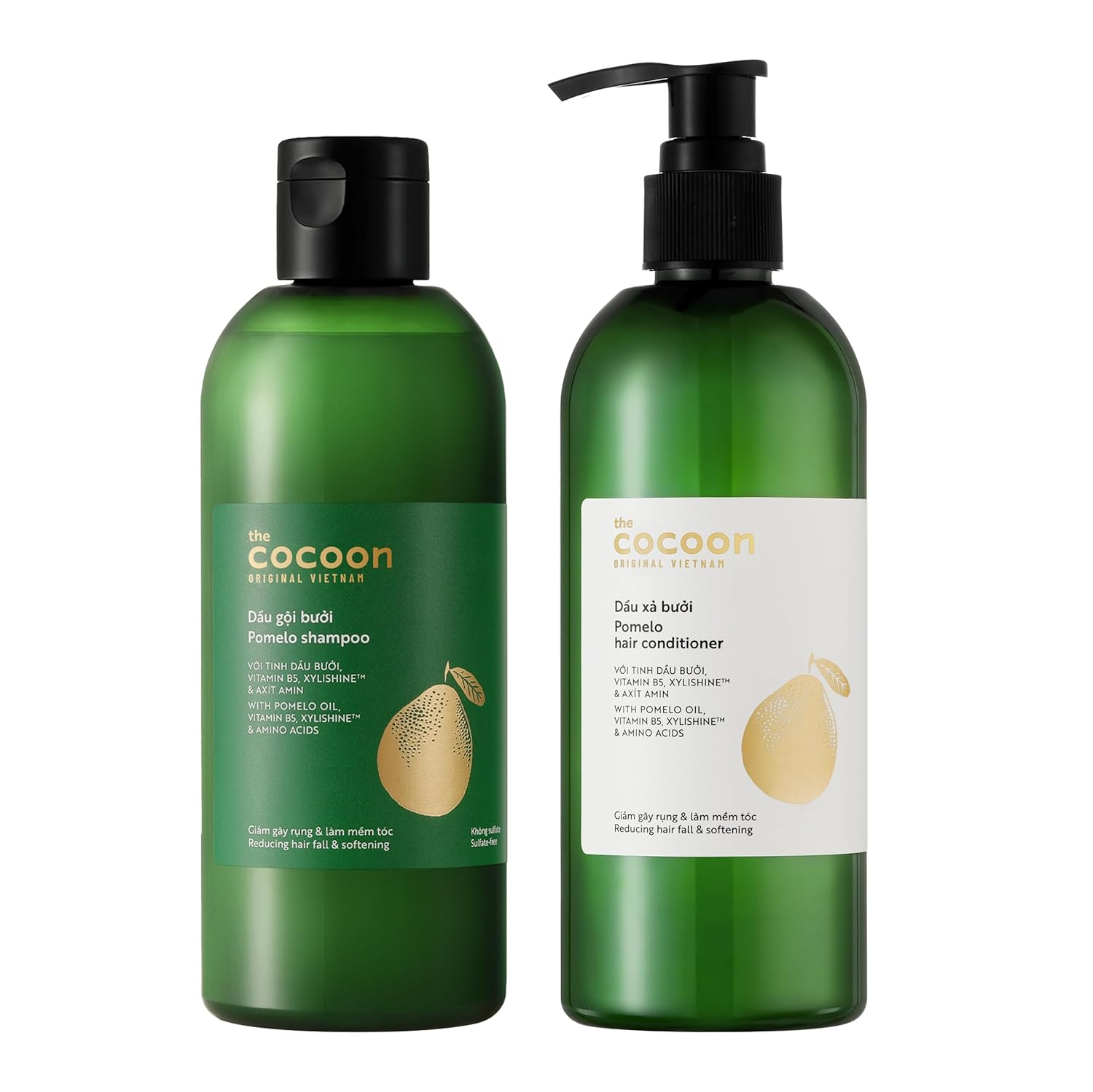 Cocoon Pomelo Shampoo & Conditioner Bundle Anti Hair