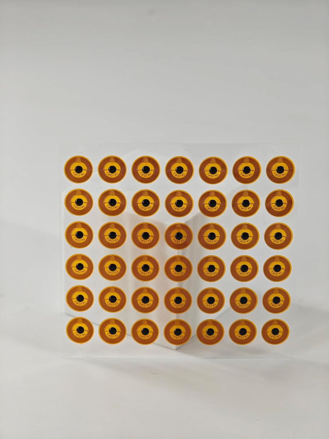 50pcs NFC Tags NTAG215 FPC Tag Stickers,10mm Programmable RFID Stickers,Flexible Smart Nail Electronic Tags NFC Key Tag Waterproof Programmable NFC Labels for Phones, Wearables, Automation