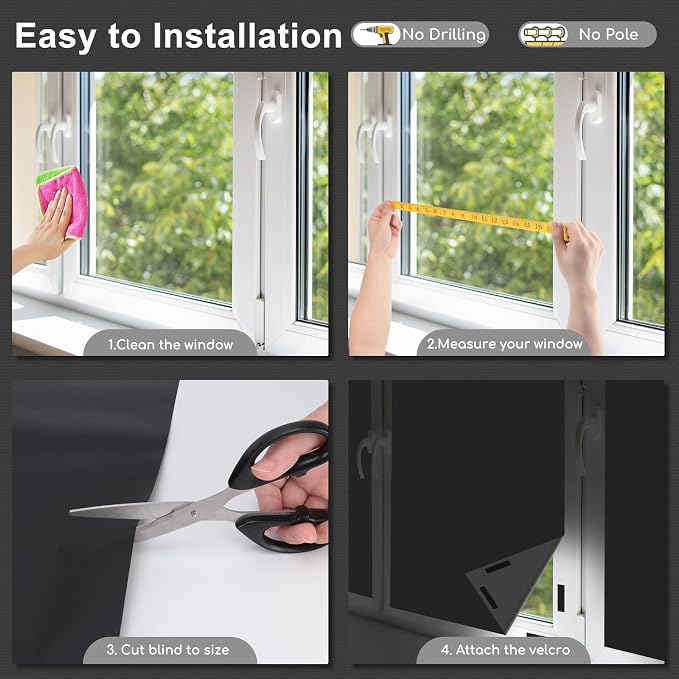 Cortinas Blackout para Dormitorio 79" x 57" miniatura 7