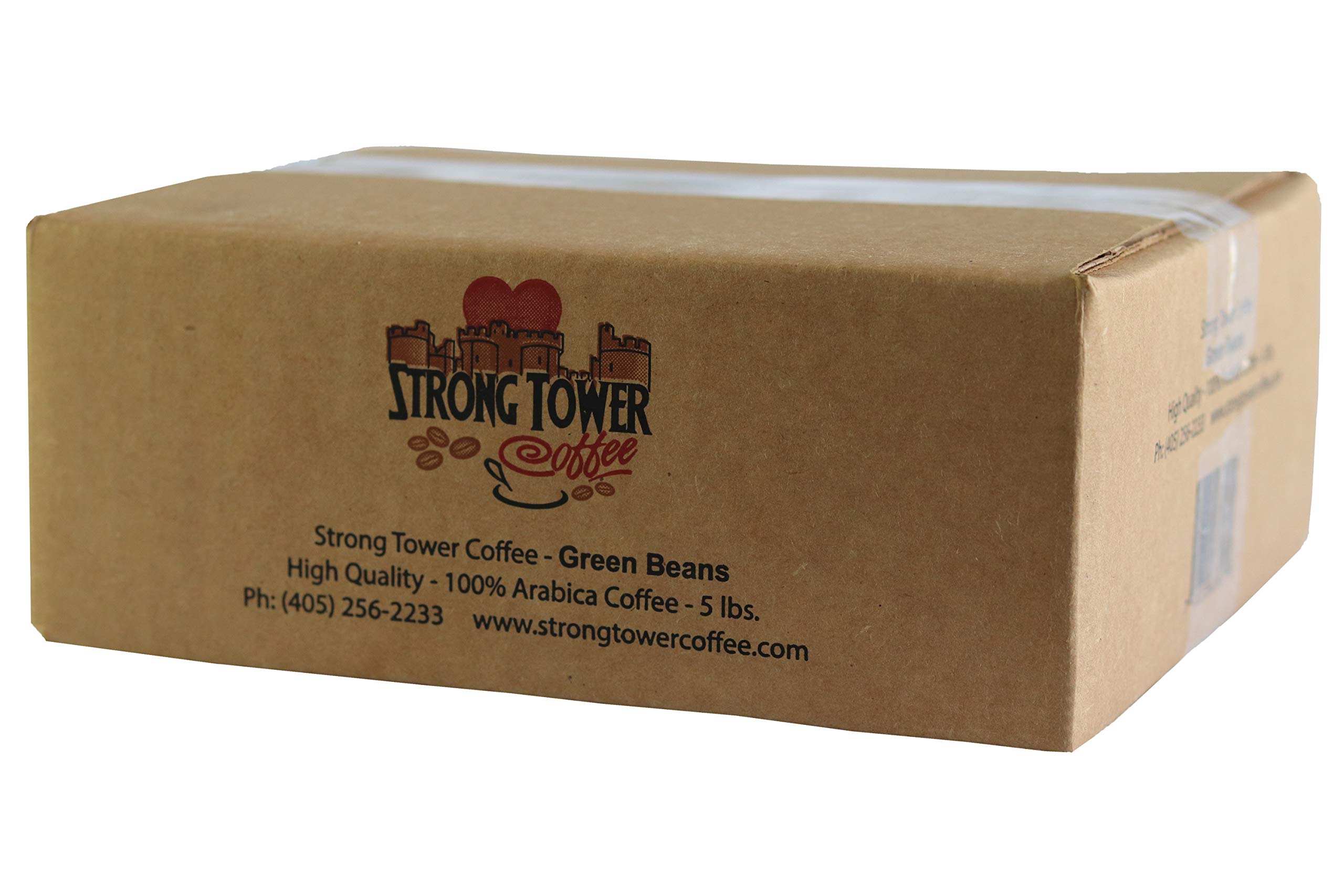 Strong Tower Coffee100% Arabica El Salvador Green Coffee Beans (unroasted) (5 lb)