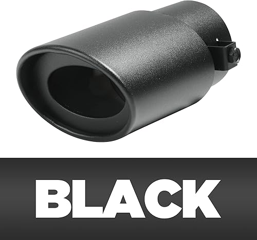 Miniatura 6 de AOCISKA Punta de escape universal para automóvil, 2.5 a 3.3 pulgadas, acero inoxidable, acabado pulido, punta de corte inclinado, accesorios