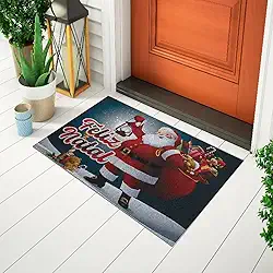 Capacho De Porta Divertido e Criativo Tapete Decorativo - Feliz Natal Presente Ca685