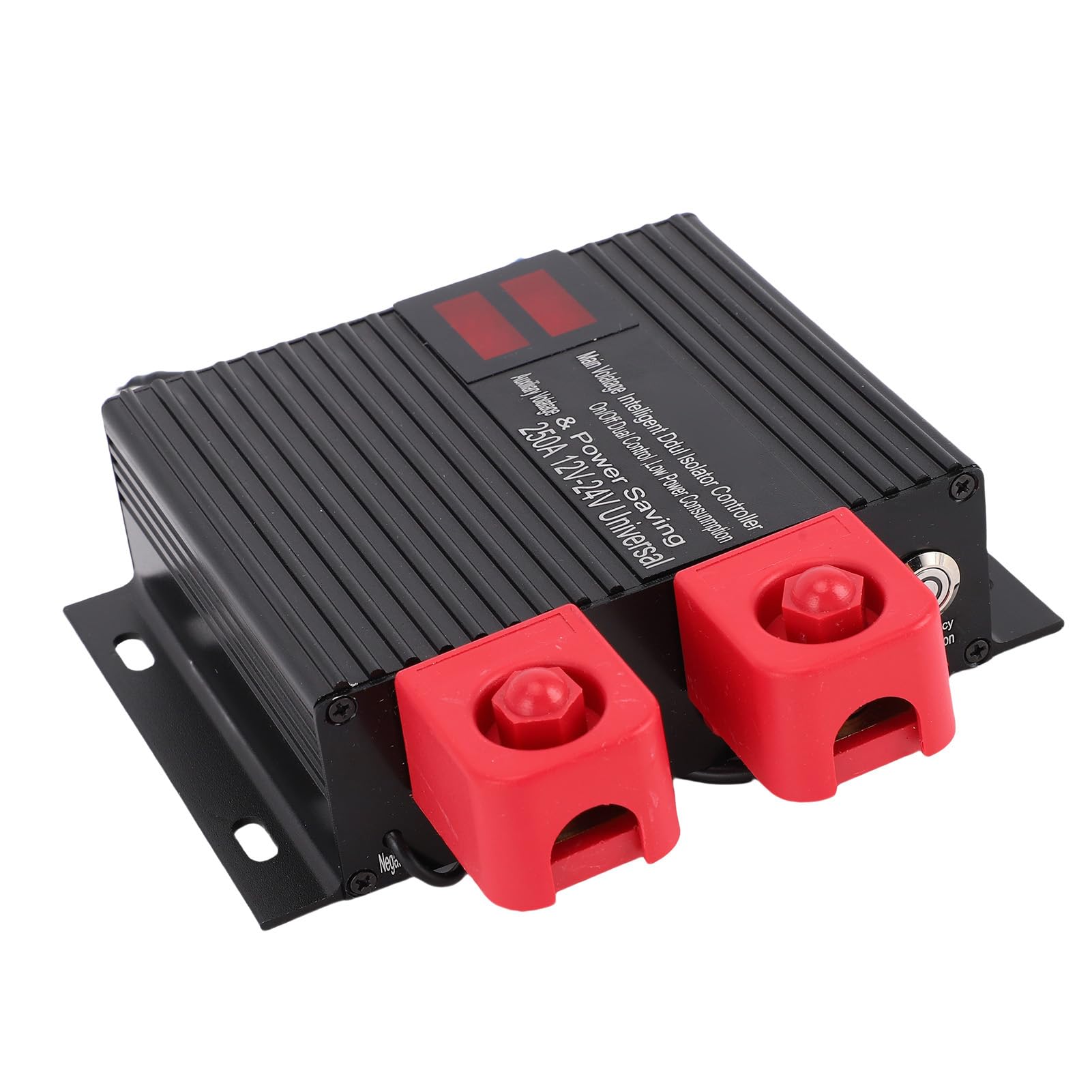 Aislador Inteligente de Doble Batería, Potente relé para Barco, Coche, RV, UTV, Voltaje Universal, Aleación de Aluminio de 12V y 24V (250A)