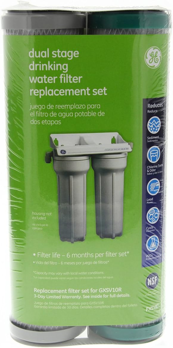 GE SmartWater FXSVC Under Sink Water Filter, Replacement
