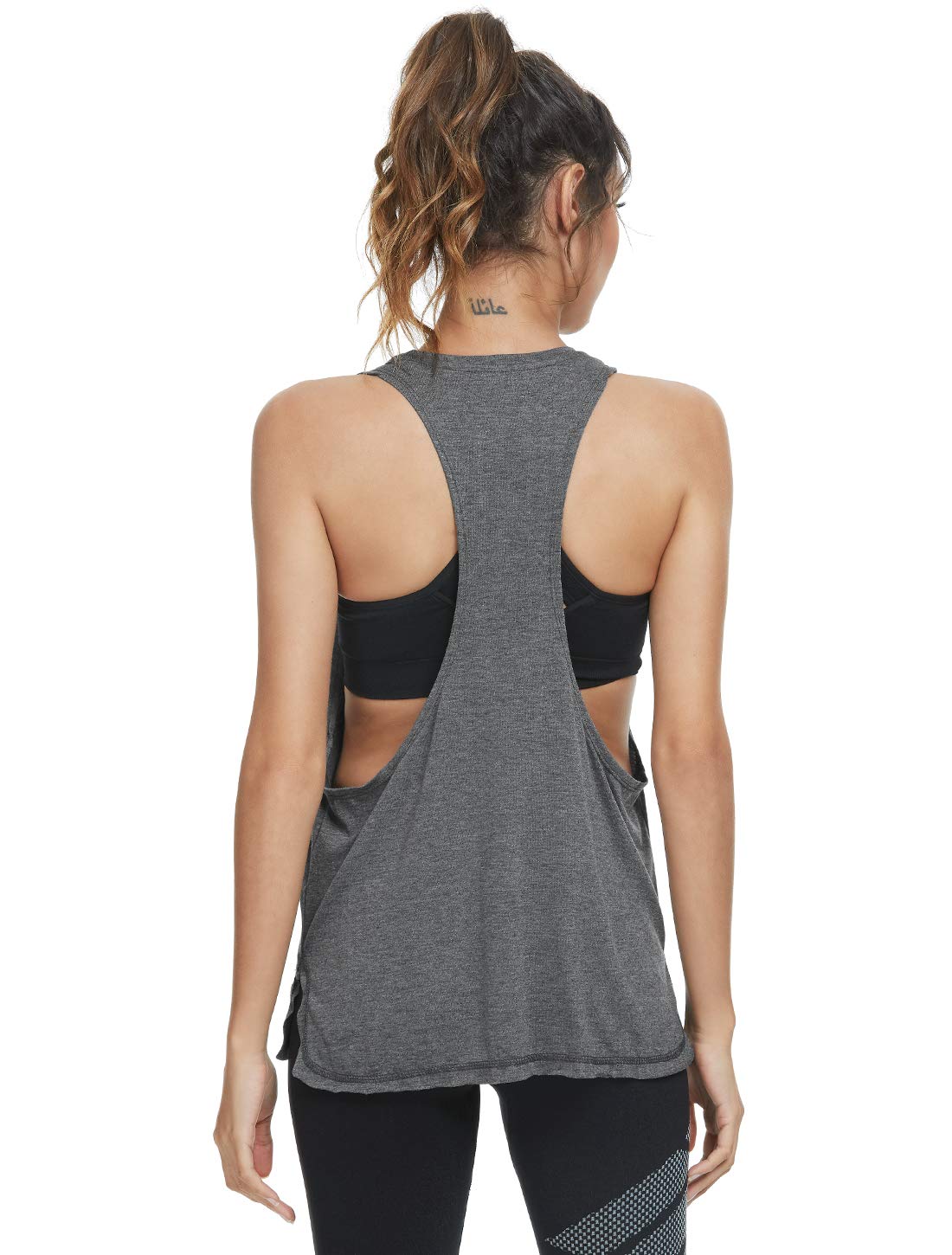 Cosy Pyro Workout-Tanktops für Damen, leichtes Lauf-Tanktop, Basic-Top, ärmellos, athletisches Yoga-Shirt, 4 Stück