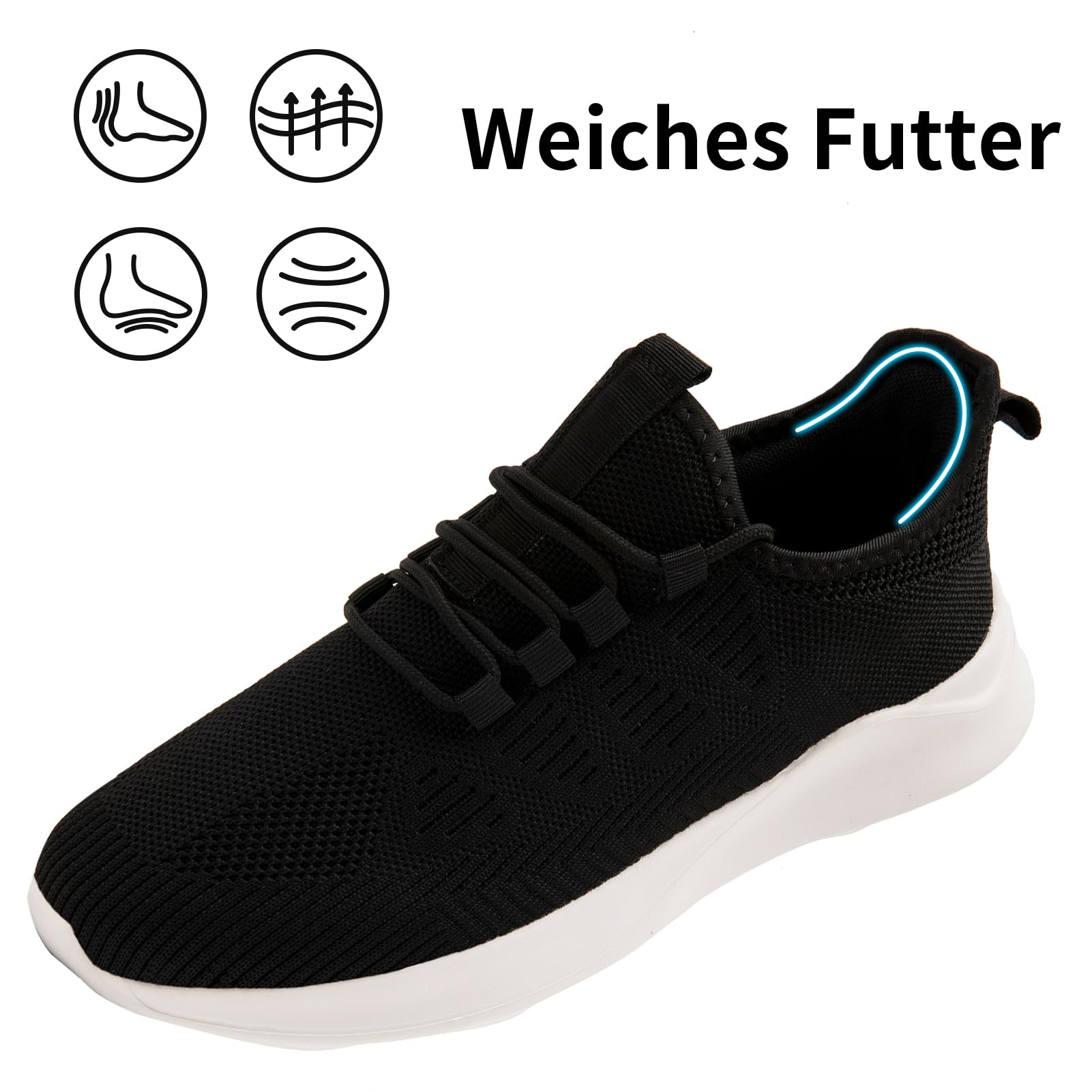 Scarpe da ginnastica da donna, scarpe da corsa, scarpe da ginnastica, scarpe da tennis, traspiranti, per il tempo libero, leggere