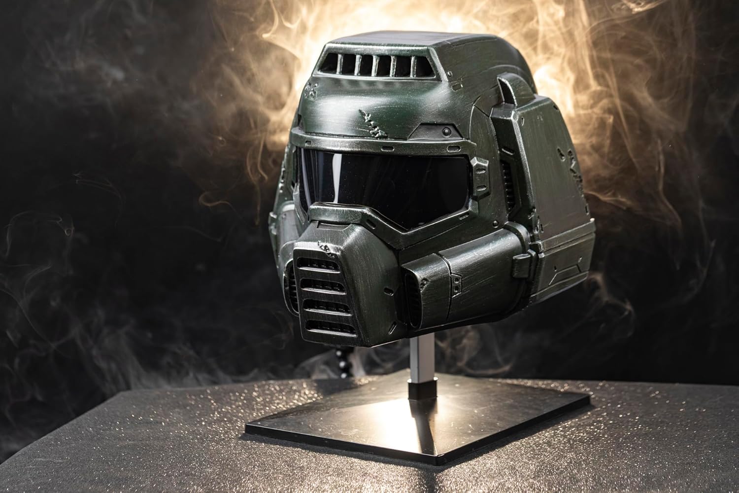 Playcoshow Dom Helmet, Adult Resin Mask, Cosplay Costume Prop