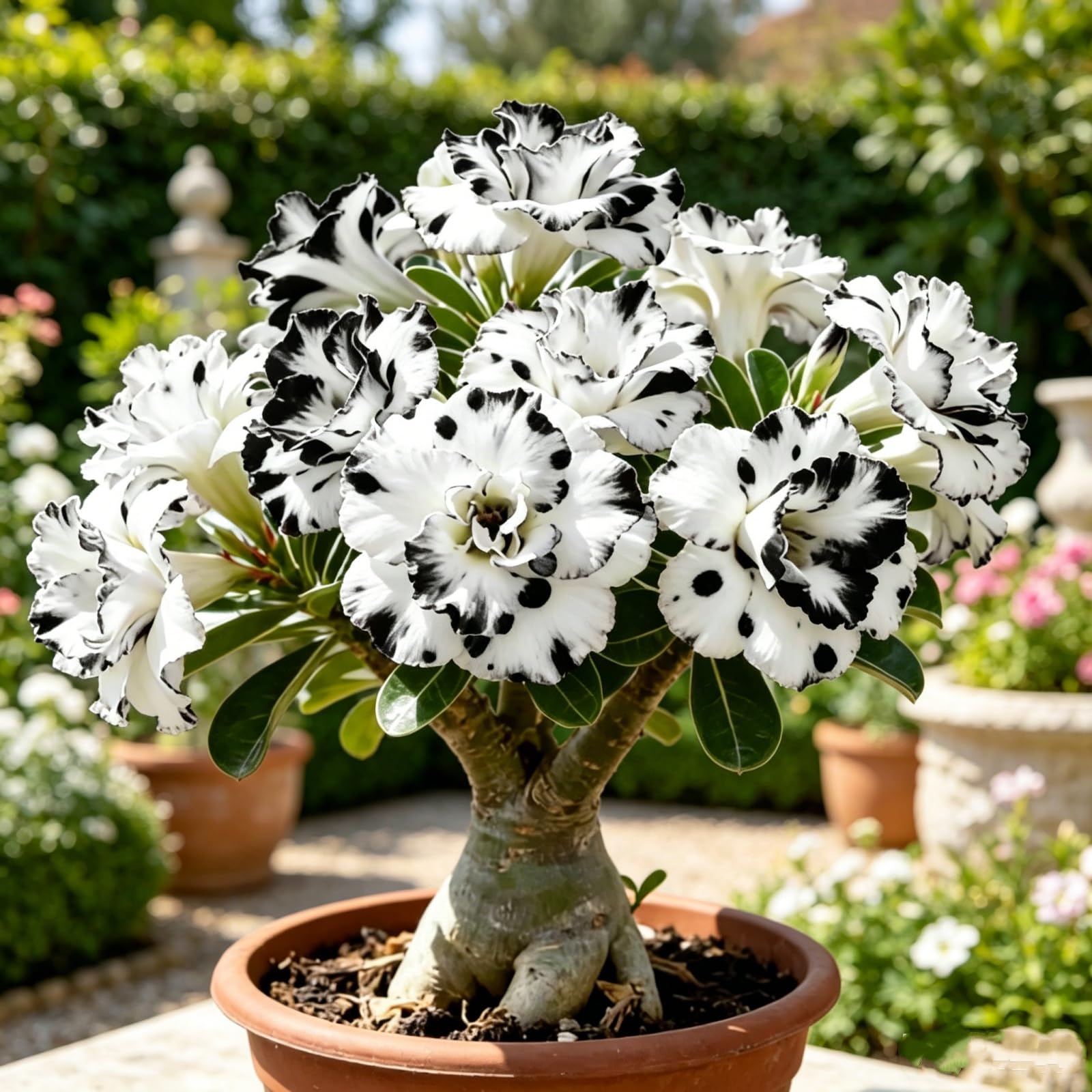 Desert Rose Bulbs — Easy to Care for — an Ideal Garden Accent —Suitable for displays-3 Bulbs-B