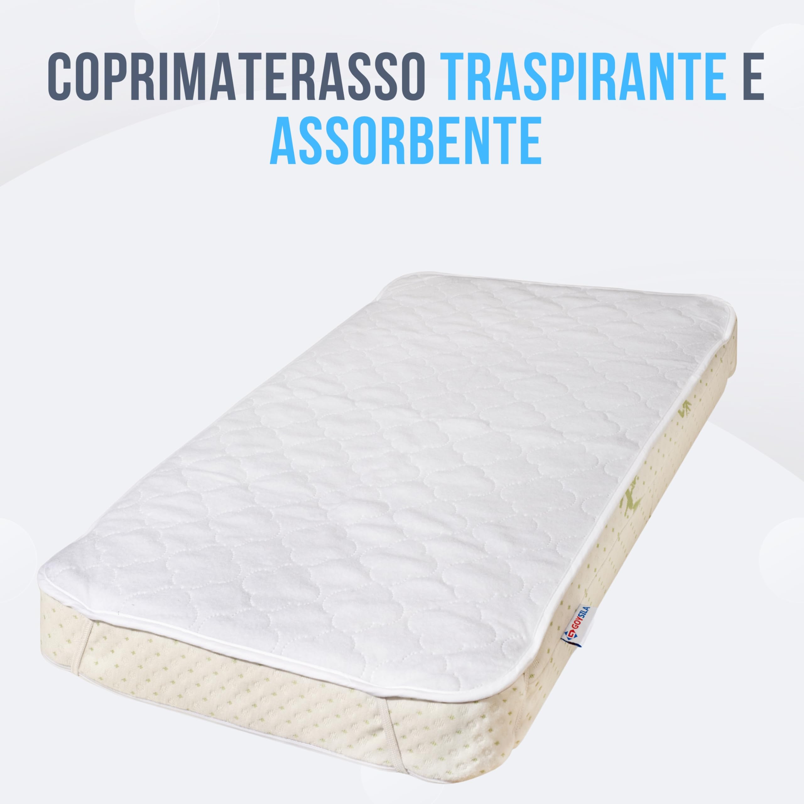 GOYSILA Set 3 Pezzi Lenzuola Next To Me Compatibili Chicco Next2Me Cotone 100% Certificato Oeko-Tex 2 Lenzuola con Angoli 83x50 cm e 1 Coprimaterasso Impermeabile Traspirante Salvapipì Lavabile Blu