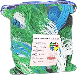 Rede para Cama Elástica feita em Nylon - 2,44/2,50m **ALTA RESISTÊNCIA**