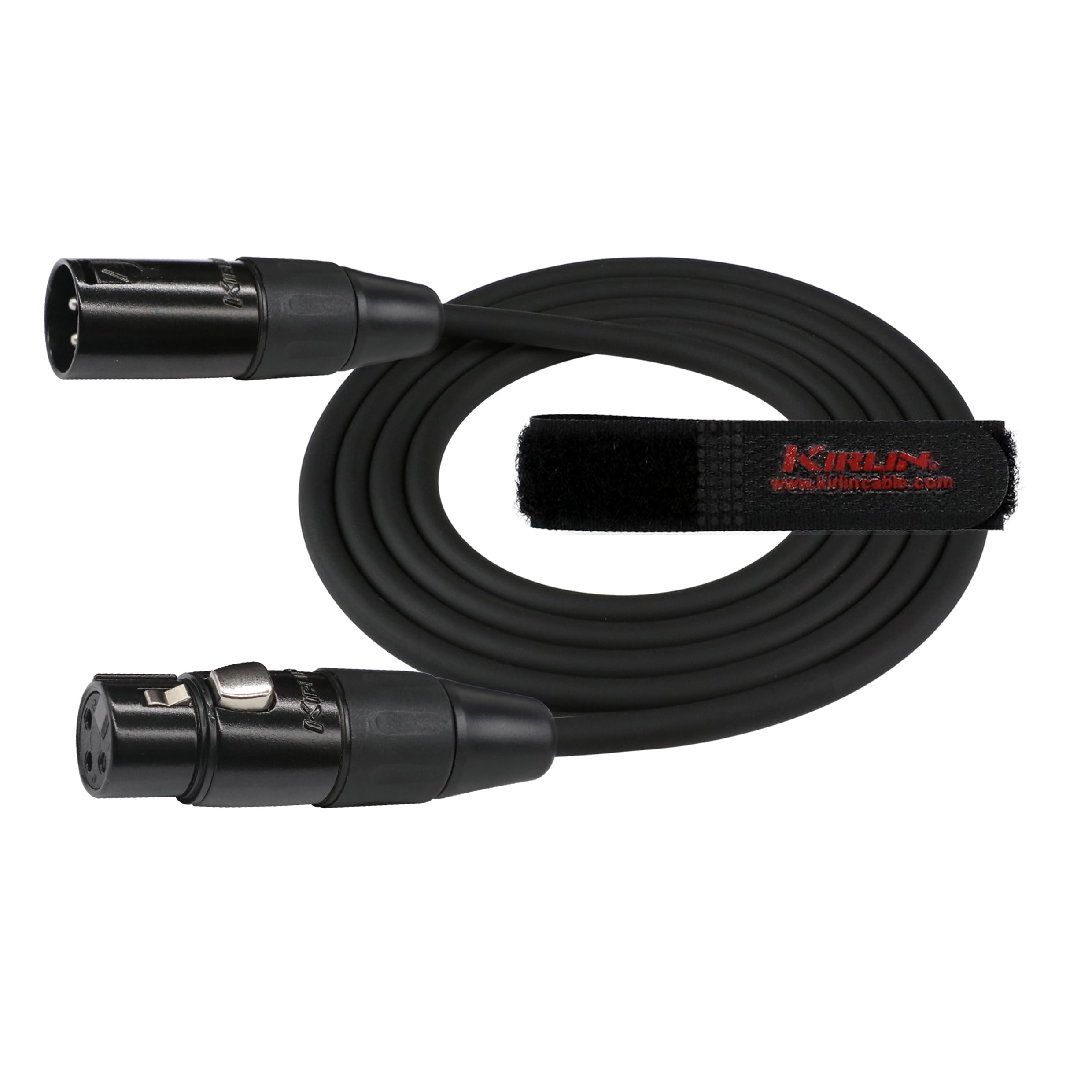 KIRLIN Kabel mikrofonowy MPC, XLR, czarny, 6 m (MPC-270PB-25/BK)