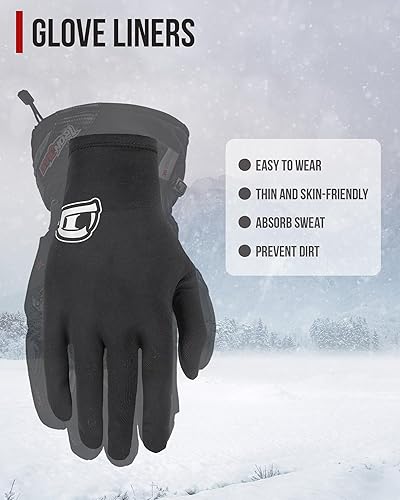 Miniatura 2 de BORLENI Guantes de equitación ligeros para motocicleta, ciclismo, senderismo, deportes, conducción, correr, esquí, para hombres y mujeres