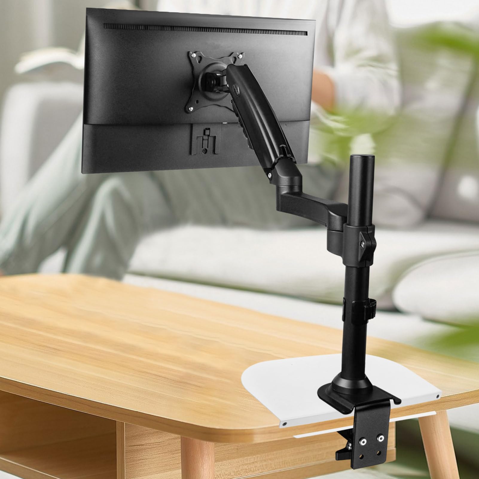 Plaque De Renfort En Acier Pour Support De Moniteur : Pour Dessus De Table Fin En Verre Et Autres Fragiles Plaque De Support En Acier