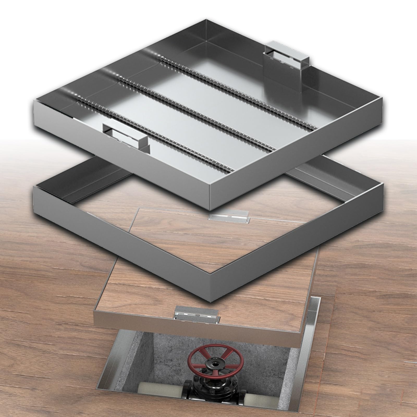 Plaque d'égout en acier inoxydable 60 cm pour fosse de drainage et trottoir