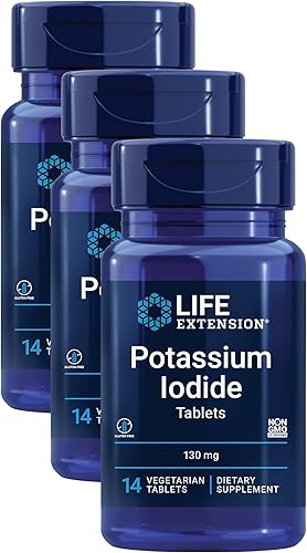 Life Extension Yoduro de potasio 130 mg 14 comprimidos (paquete de 3)