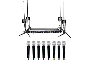Vocopro Boost-Acapella-8 600ft Long-Range Digital Wireless Microphone Package