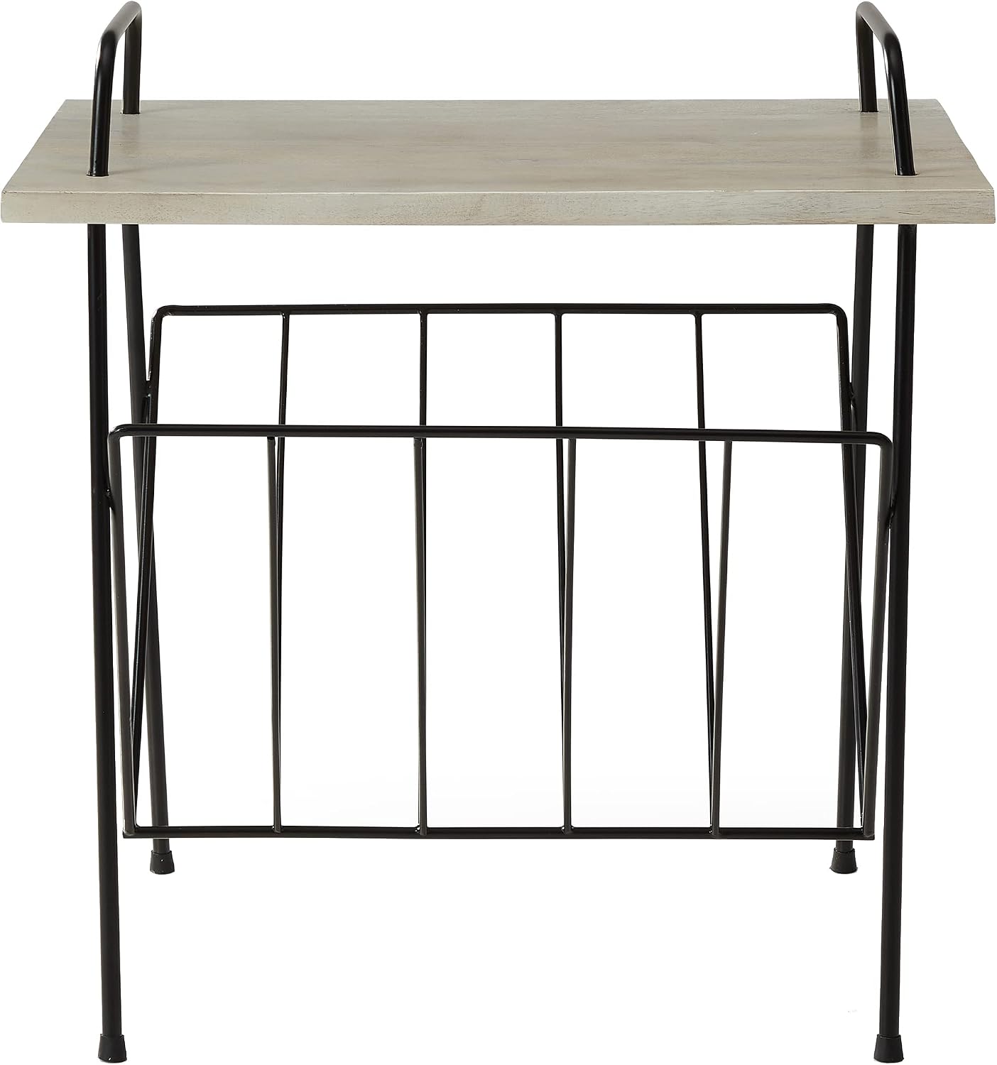 Crosley Wiltshire Record Player Stand, Media Console with Vinyl Storage, Modern Home Organizer, Natural
