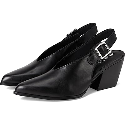 Seychelles Baby Faced Heel black leather