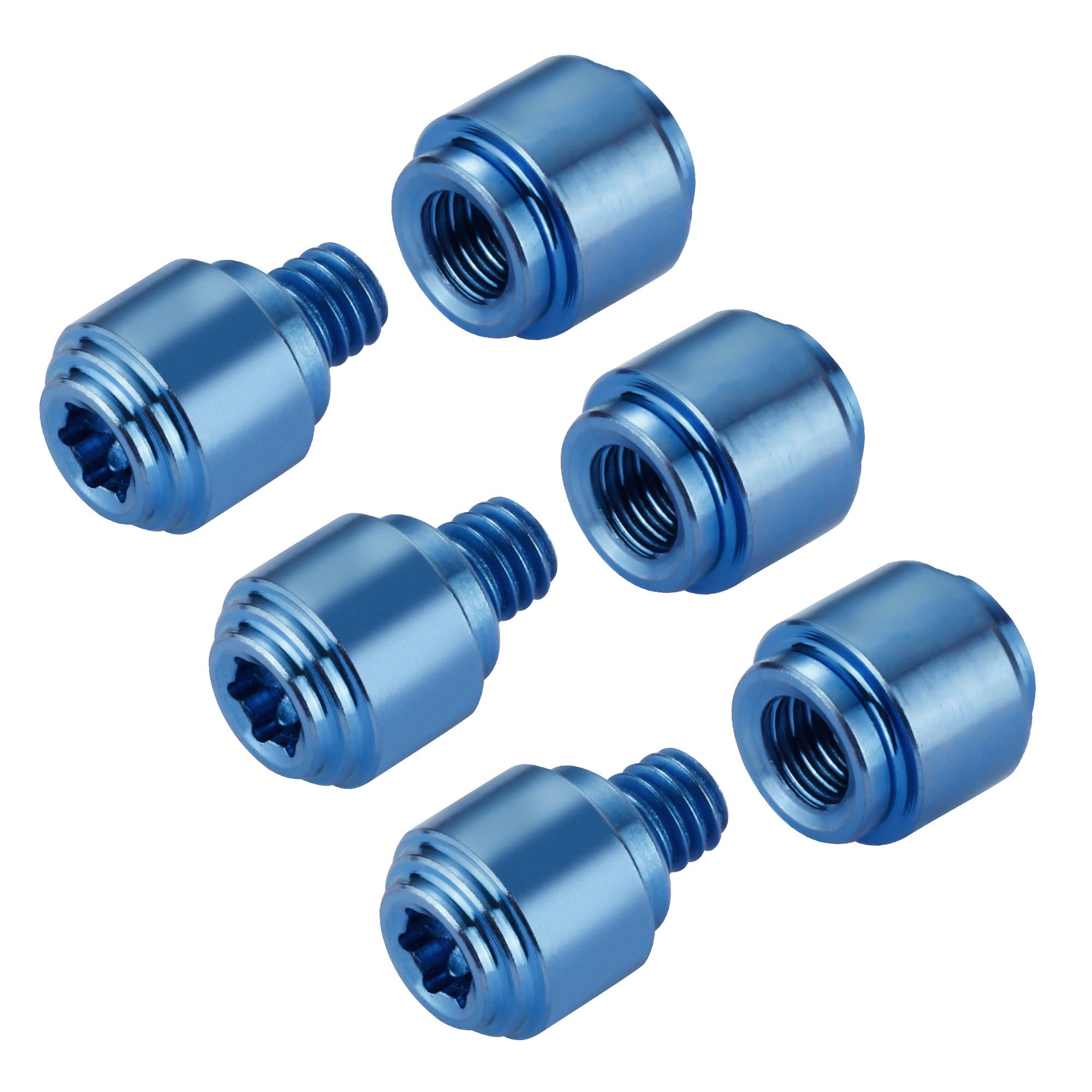 3 Packs Custom Thumb Studs for Benchmade Bugout 535 Series Knives and 535S, 535GRY-1,535SGRY-1 and More, Replacement Anodized Aluminum Thumb Stud Set, Dark Blue