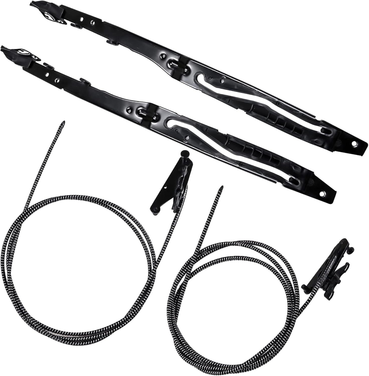 FL3Z-1651071-B Sunroof Glass Cables Track Repair Kit Compatible with 2015-2020 Ford F150 F250 F350 F450 / Lincoln Navigator Roof Window Wire and Track Guide Replace FL3Z16502C22, FL3Z-1651071-A