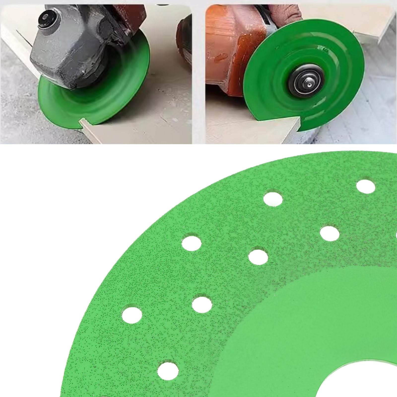 Briny River 3Pcs 115mm Diamond Chamfered Saw Blade Sanding Blade Suitable for Cutting Rock Slabs Granite Marble - Image 2