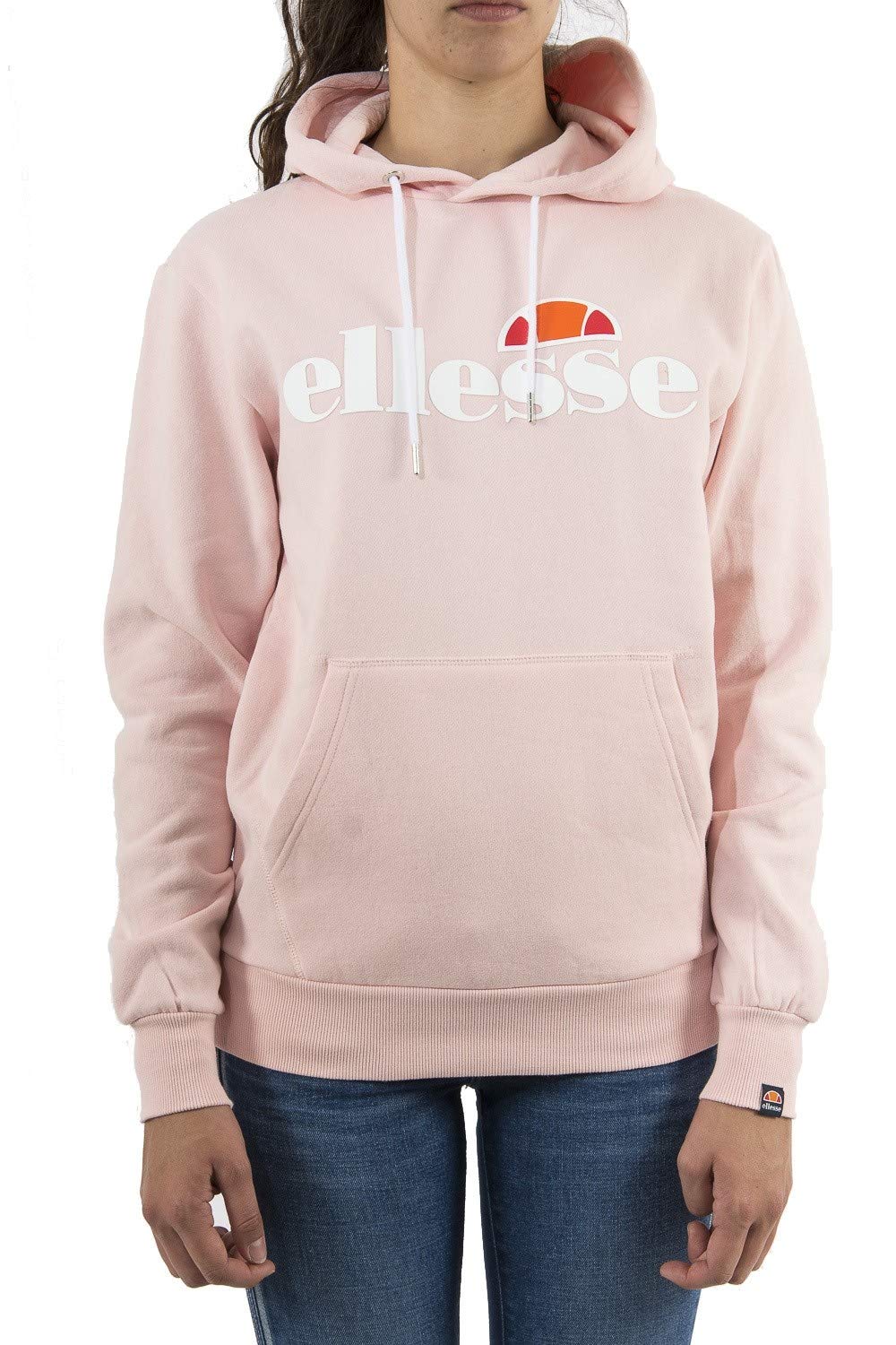 ellesse Women's Torices Over Head Hoody Light Pink 18 UK