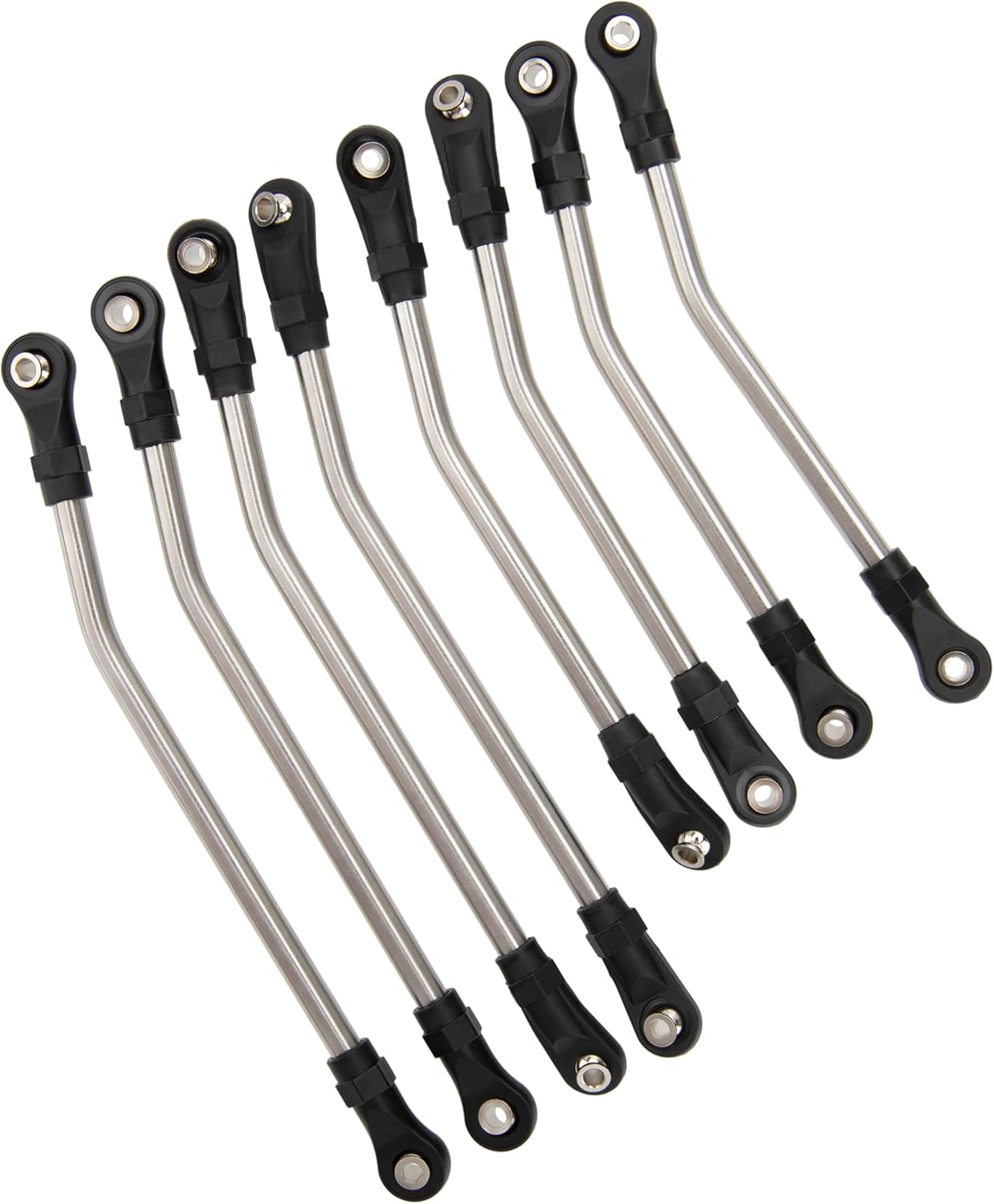 MEUS Racing 318 Wheelbase Stainless Steel Links Set for 1/10 Axial Capra 1.9 UTB RC Crawlers (318mm)