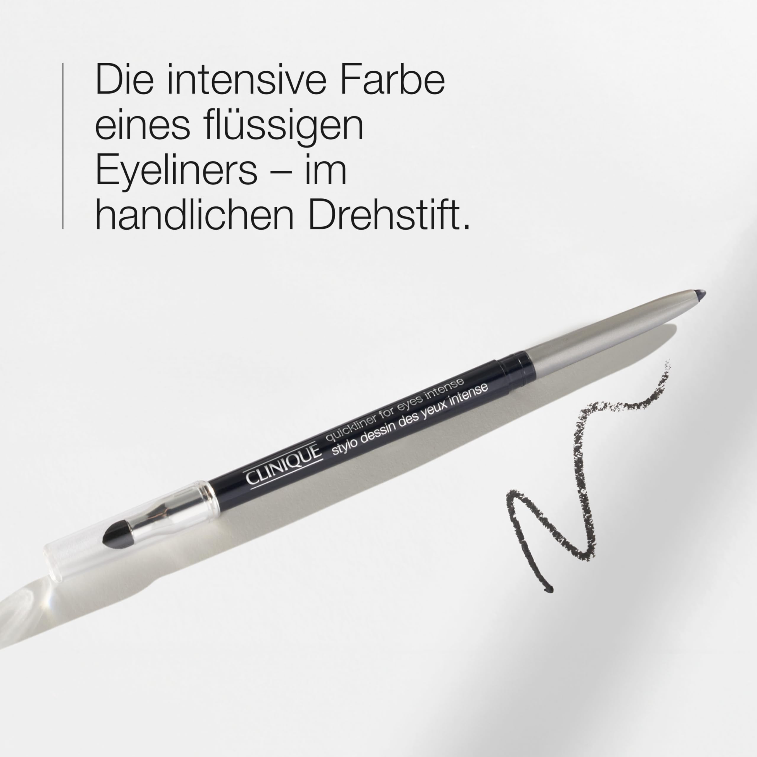 Clinique Quickliner™ For Eyes Intense | Wasserfester Eyeliner-Stift in intensiven Nuancen | wischfest + 24 h Halt + sicher für empfindliche Augen
