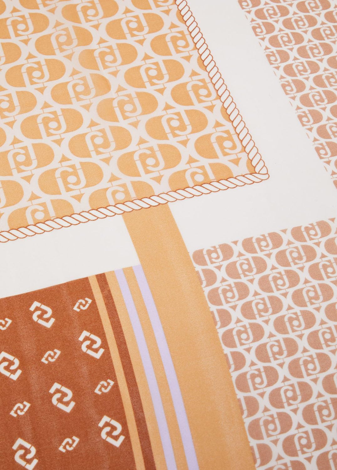 Foulard con stampa liu jo (naturale)