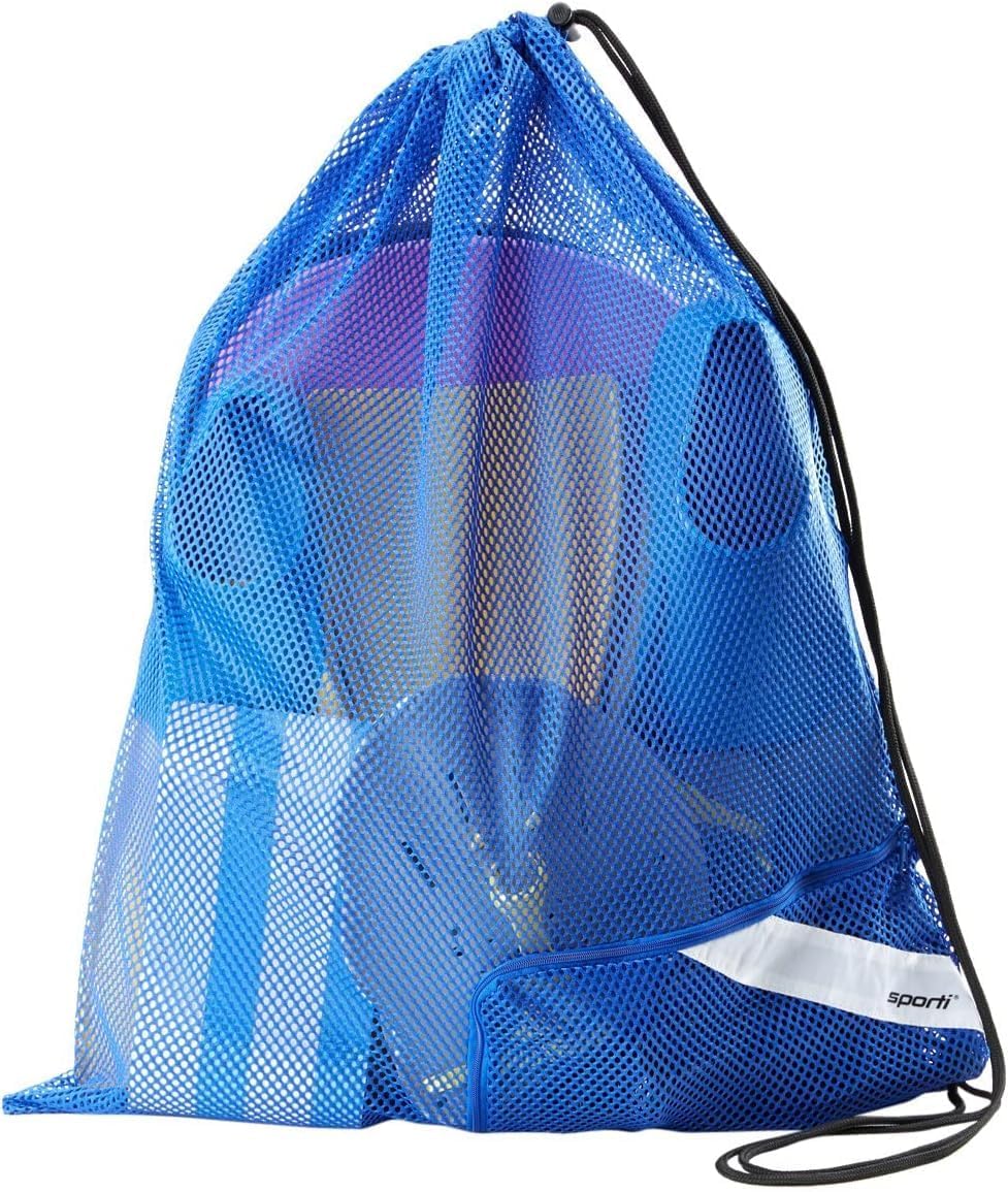 Sporti Swimming Equipment Bags, Mesh Drawstring Backpack,Swim Bag for Swimmers,Mesh Backpack for Beach