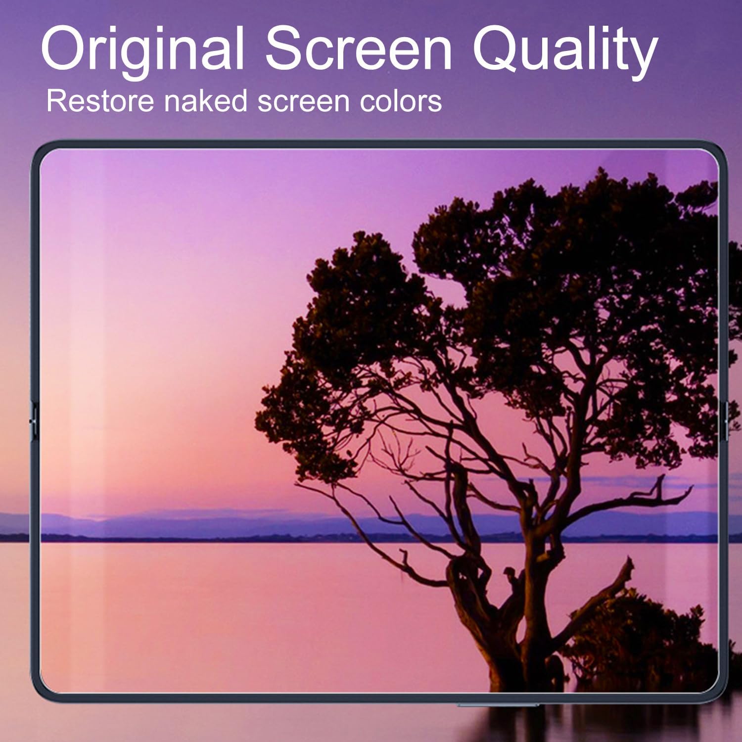 For Samsung Galaxy Z Fold 3 Privacy Screen Protector (Inner + Out) + Side Film + Lens Film, With Extra (Inner + Out) Anti-Blue Light Screen Protector For Samsung Galaxy Z Fold 3(HD 6PCS) - Image 6