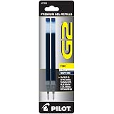 Pilot, G2 Gel Ink Refills, Fine Point 0.7 mm, Navy, Pack of 2 – view 1