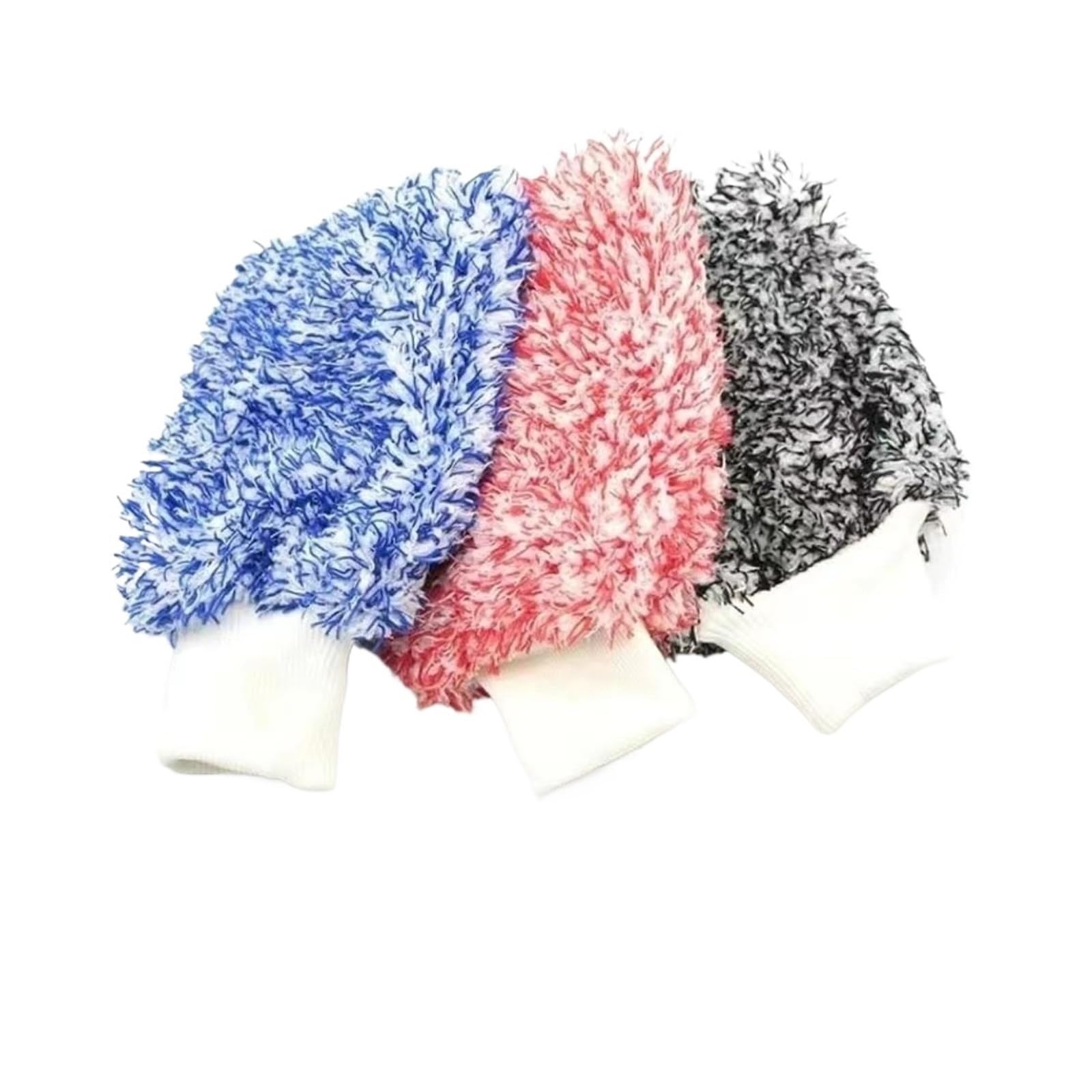 DYYEUAVT 3Pcs Car Care Washing Gloves Large Size Made Of Absorbent And Thick Ultrafine Fiber Beauty Products Accessories