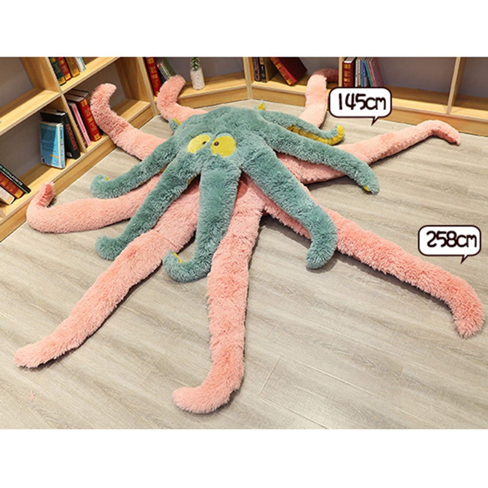 特大 タコ 大きい 動物 可愛いでかい抱き枕 巨大 タコ縫い包み おもちゃ Amazon.co.jp: ぬいぐるみ タコ 特大 タコ 大きい 258cm 動物 グリーン