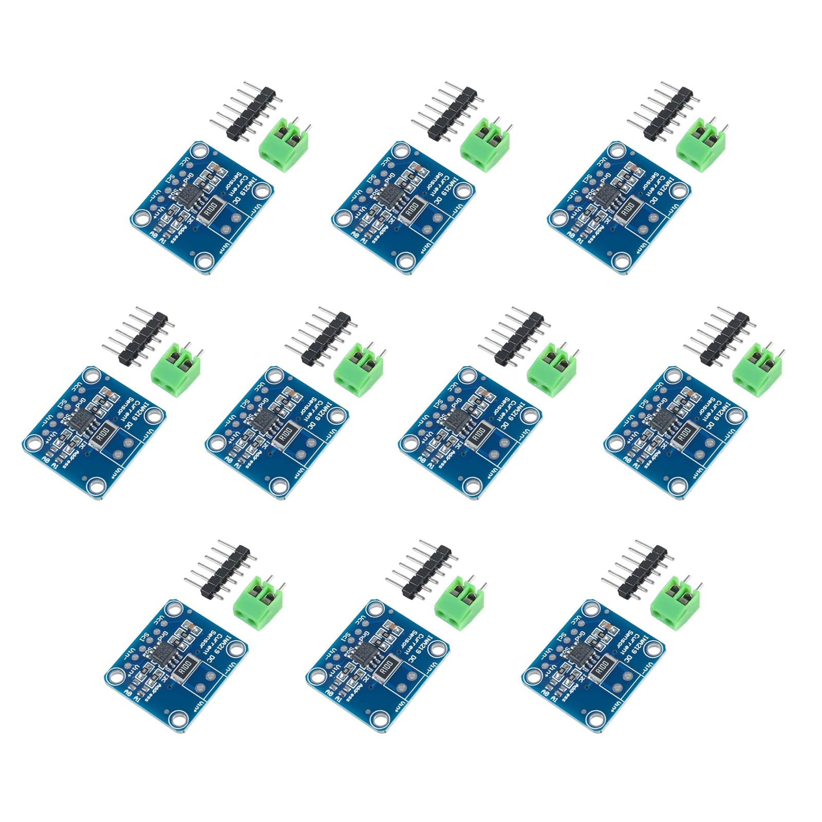 Capteur I2c Modules INA219 Lot De 10 - Capteur Courant/tension I2C Capteur I2c Modules INA219 Lot De 10 - Capteur Courant/tension I2C