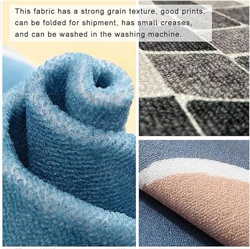 Miniatura 3 de Alfombras redondas, disco súper suaves, retro, antideslizantes, para baño, dormitorio, baño, mesita de noche (color gris, 2 pies)