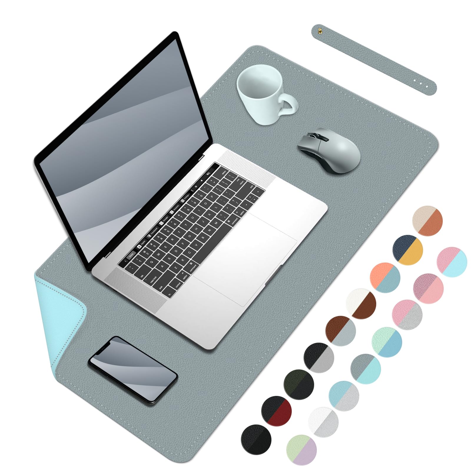 Tapis de bureau pour ordinateur protégeant des rayures et taches de café - 7