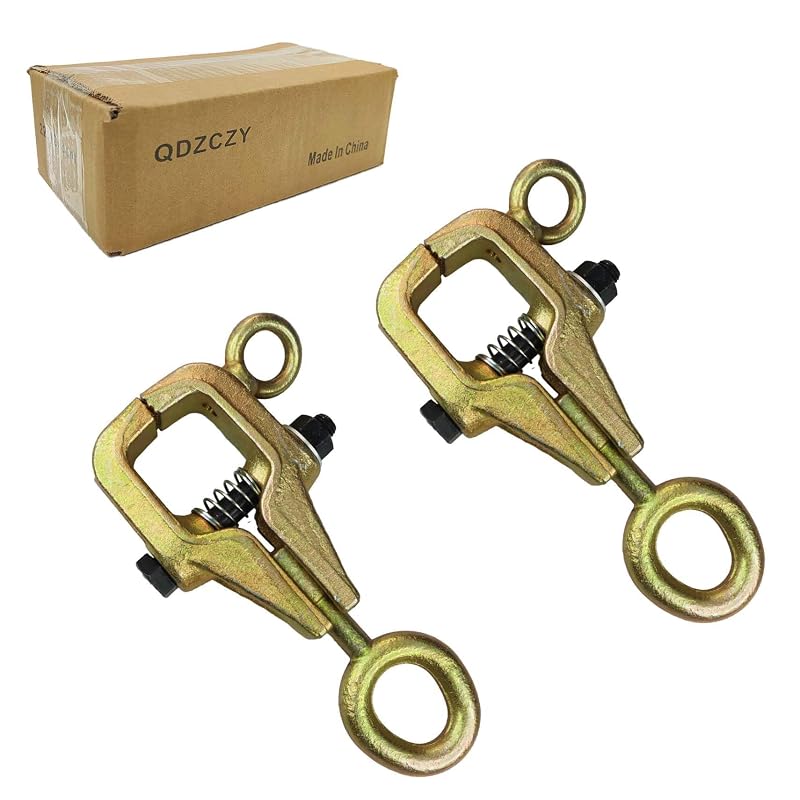 Kit com 2 Grampos de Reparo de Carroceria QDZCZY 5T com Aperto Automático e Tração em 2 Direções